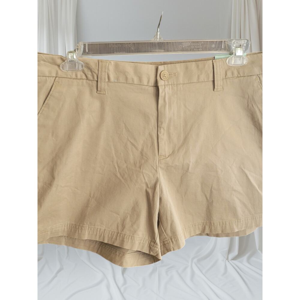 Magellan‎ Outdoors Shorts Womens 16 Khaki Tan Flex Tech Hiking Casual Utility